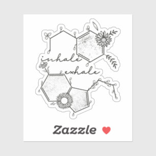 Sticker Santé mentale florale