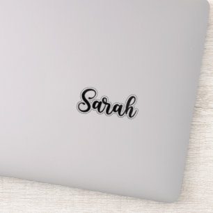 Sticker Sarah Name - Calligraphie manuscrite