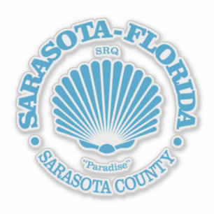 Sticker Sarasota Fl (coquillage)