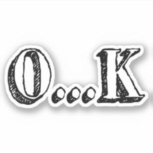 Sticker Sarcastique OK