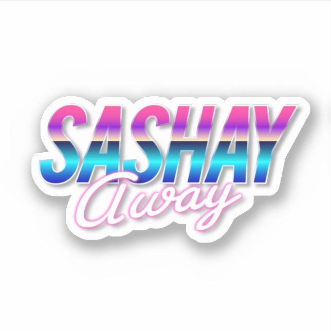 Sticker Sashay Away (Devant)