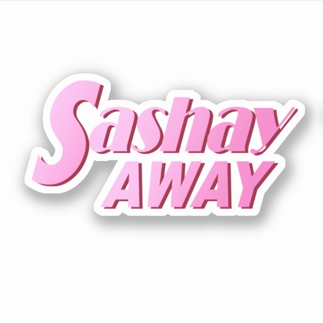 Sticker Sashay Away (Devant)