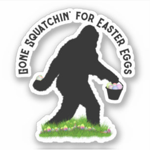 Sticker Sasquatch de Pâques