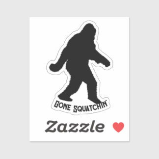 Sticker Sasquatch Squatchin' Silhouette