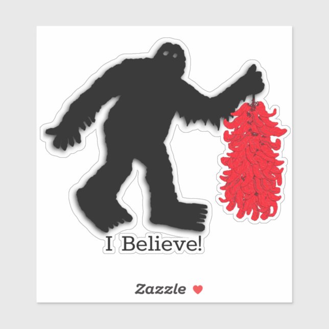 Sticker Sasquatch - Talking Canyons, Nouveau-Mexique (Feuille)