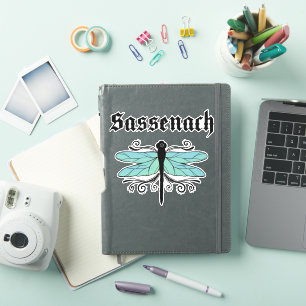 Sticker Sassenach Dragonfly Outlander Amber Blue Cadeau Te