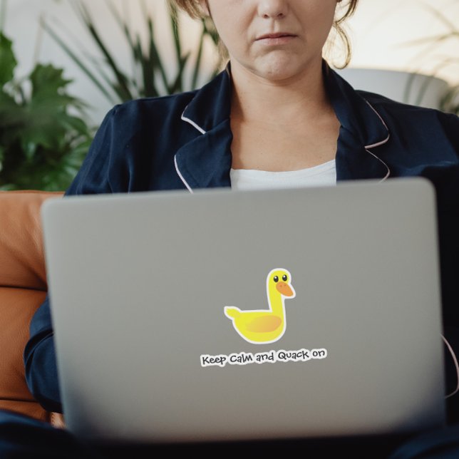 Sticker Sassy Cute Sarcastic Duck Humor (Créateur téléchargé)