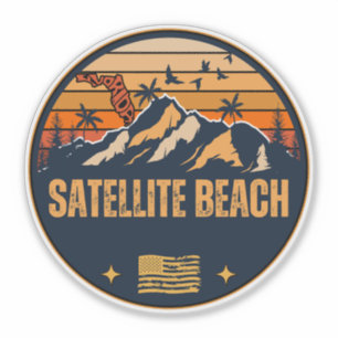 Sticker Satellite Beach, Floride 