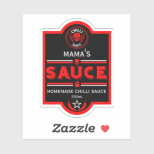 Sticker Sauce chili maison