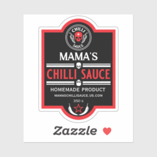 Sticker Sauce chili maison
