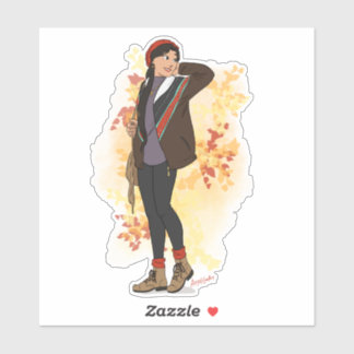 Sticker Saule d'automne - Bjornstad A&C