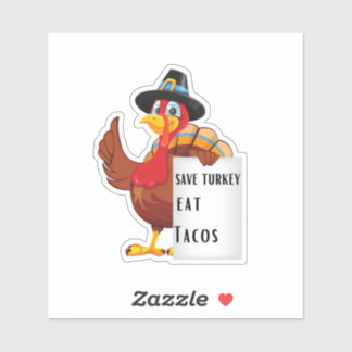 Sticker Sauvez la Turquie Mangez des Tacos