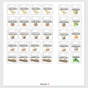 Sticker Saveurs d'extraction mixtes 1