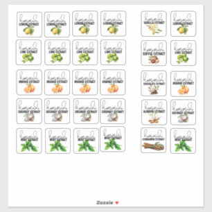 Sticker Saveurs d'extraction mixtes Jeu 2