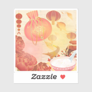 Sticker Saveurs du Nouvel An et Prospérité