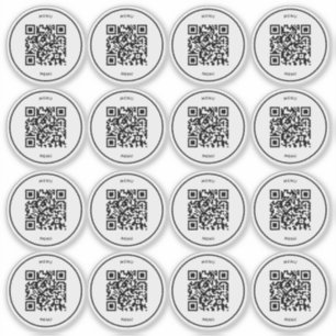 Sticker Scanner le code QR du menu Restaurant & Café