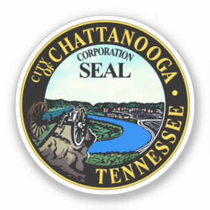 Sticker Sceau de Chattanooga, Tennessee