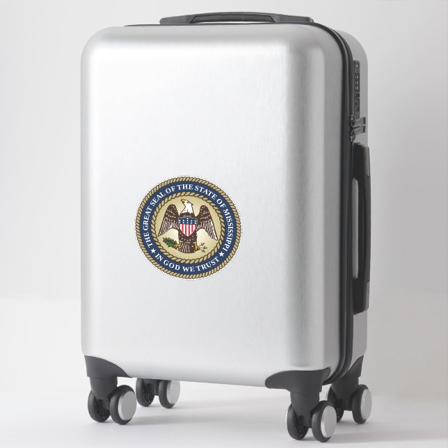 Sticker Sceau du Mississippi (Sur valise)