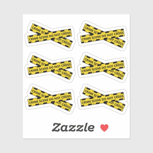 Sticker Scène Criminelle Montre Podcasts Films Rappel Plan (Feuille)