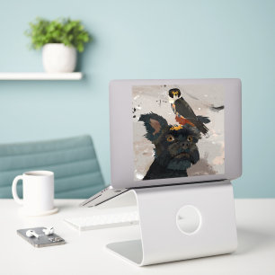 STICKER SCHNAUZER & FALCON