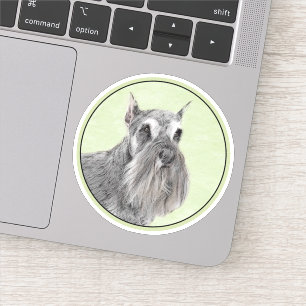 Sticker Schnauzer (Giant, Standard) Peinture - Chien Art