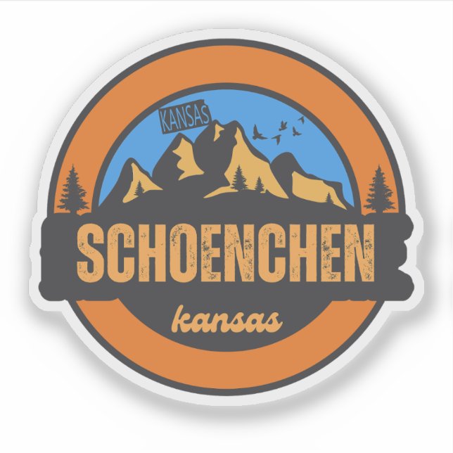 Sticker Schoenchen, Kansas (Devant)