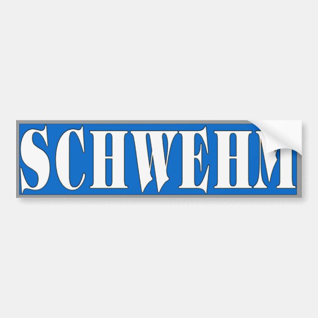 Sticker Schwehm Bumper (Devant)