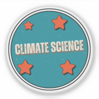 Sticker Science climatique