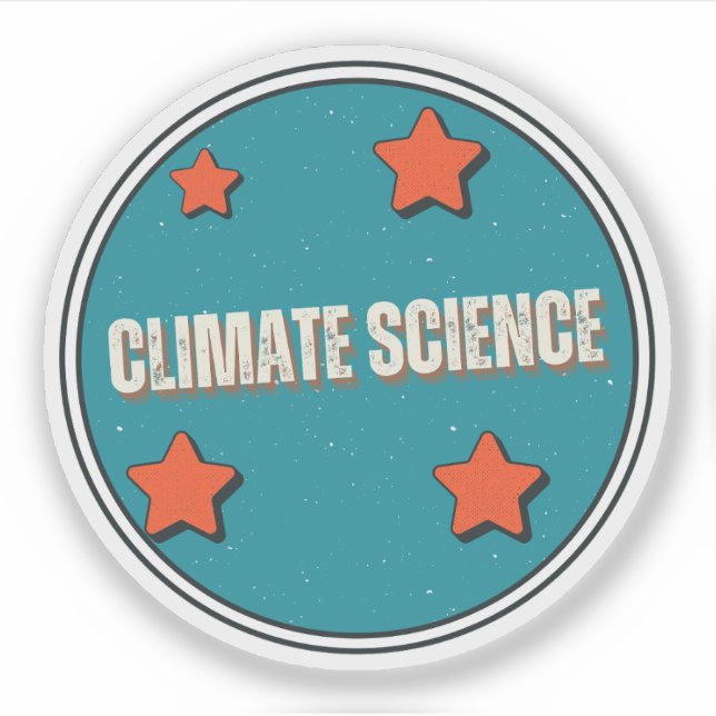 Sticker Science climatique (Devant)