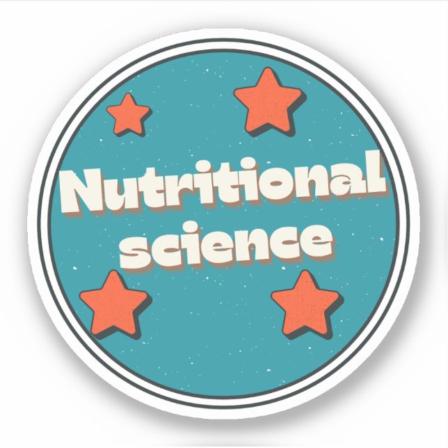 Sticker science de la nutrition (Devant)