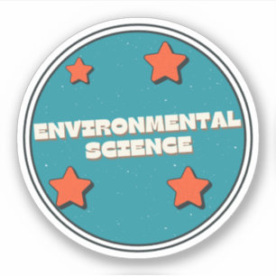 Sticker Science de l'environnement