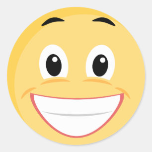 Sticker scolaire avec visage Emoji
