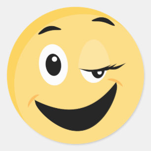 Sticker scolaire avec visage Emoji