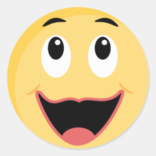 Sticker scolaire avec visage Emoji