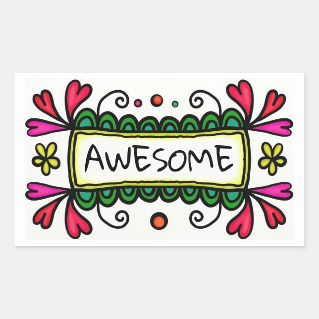 Sticker scolaire génial (Devant)