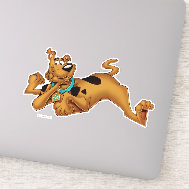 Sticker Scooby Doo Allongé (Détail)