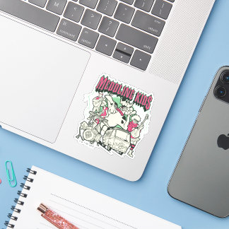 Sticker Scooby-Doo et le groupe Gang Meddling Kids Punk