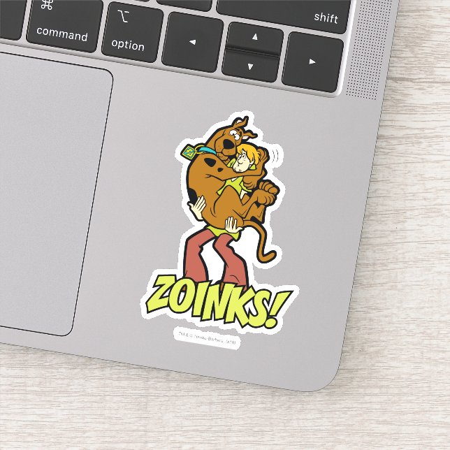 Sticker Scooby-Doo et Shaggy Zoinks! (Détail)
