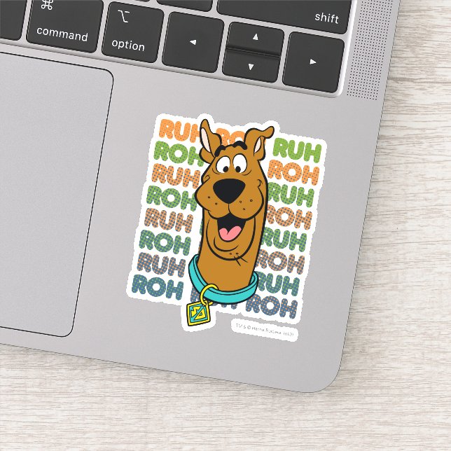 Sticker Scooby-Doo Ruh Roh (Détail)