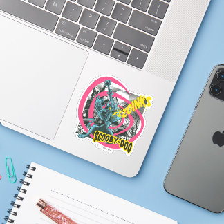 Sticker Scooby-Doo Zoinks Punk Guitare Graphisme