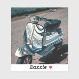 Sticker scooter de couleur