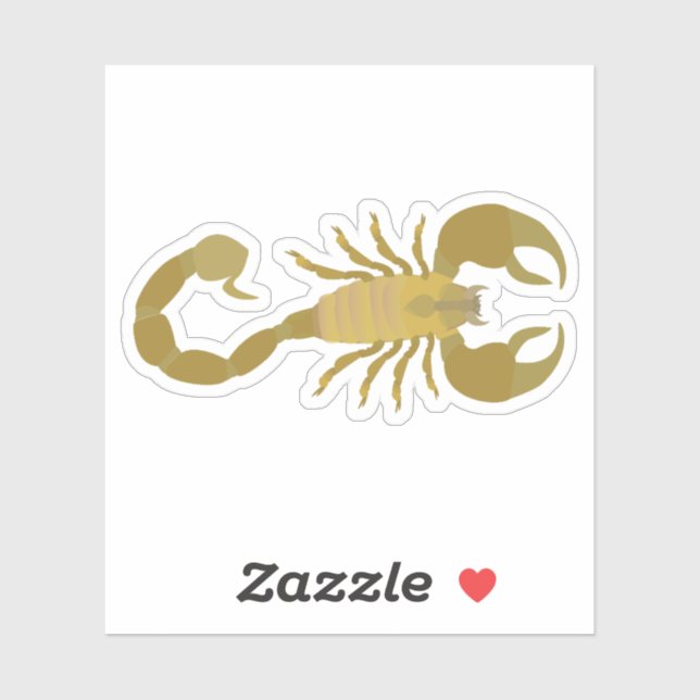 Sticker Scorpion (Feuille)