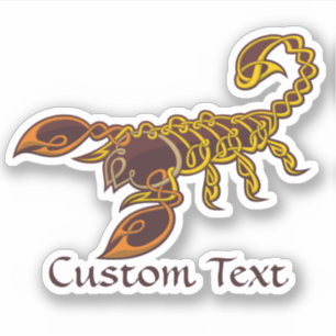 Sticker Scorpion de noeud celtique