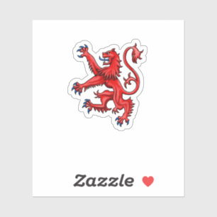 Sticker Scotland Lion Rampant