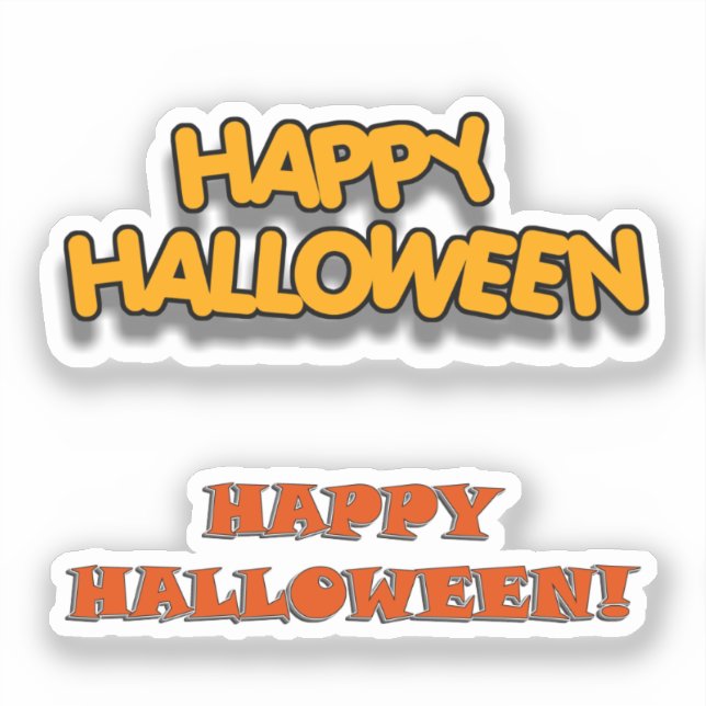 Sticker Scrap Book Happy Halloween (Recto)