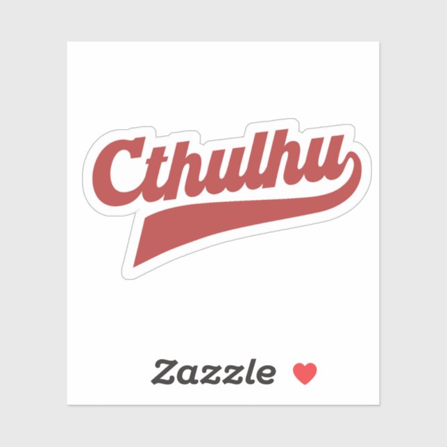 Sticker Script de la Ligue Cthulhu - Eldritch Vintage (Feuille)