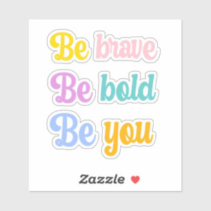 Sticker Script Rainbow inspirant