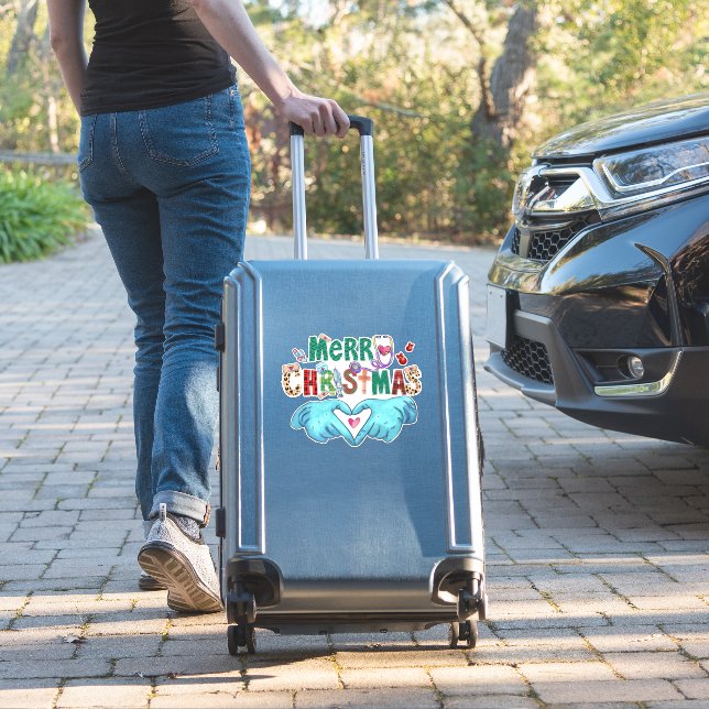 Sticker Scruter de Noël Joyeux Noël Noël Sthoscope N (Valise Insitu)