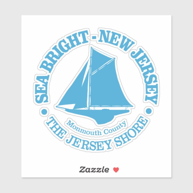 Sticker Sea Bright (sloop) (Feuille)