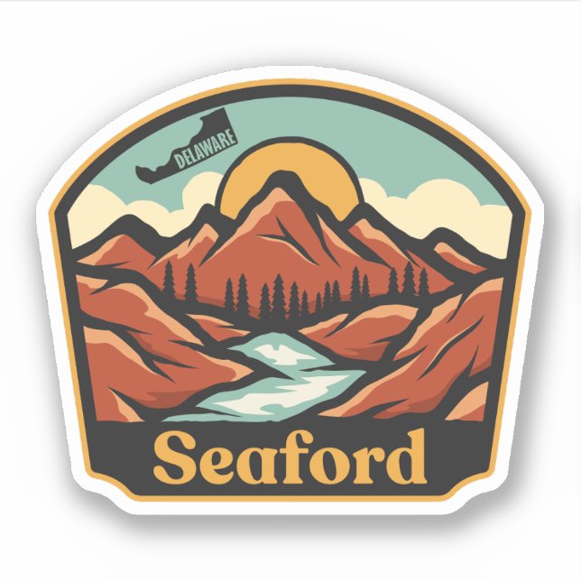 Sticker Seaford, Delaware  (Devant)